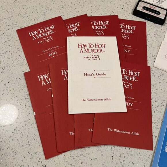 Vintage 1985 HOW TO HOST A MURDER The Watersdown Affair Board Game - Picture 2 of 8